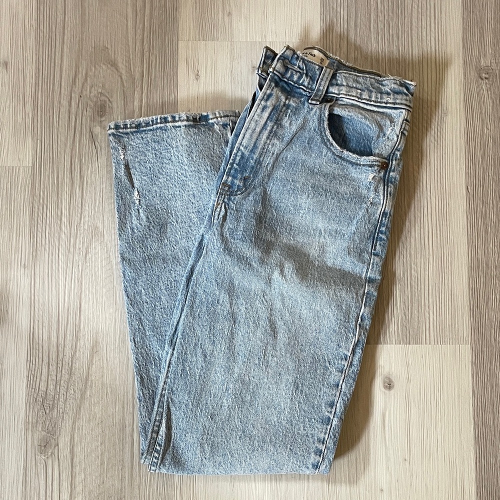 Abercrombie & Fitch Light Blue Straight Jeans
